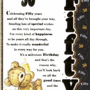 50th Birthday Cards