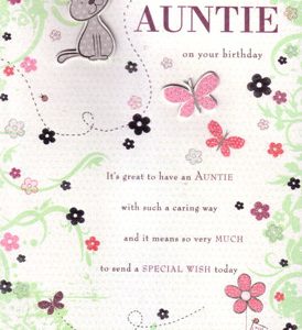 Auntie Birthday Cards