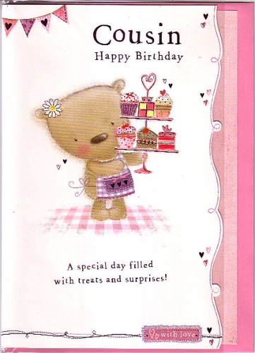 Cousin, Happy Birthday – Braille Cards and Gifts