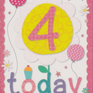 4th Birthday Cards