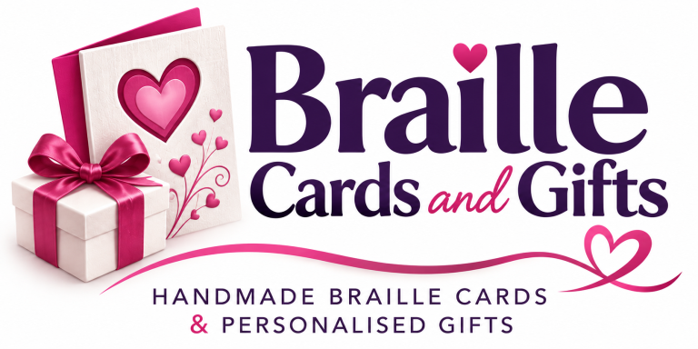 Braille Cards and Gifts — handmade Braille cards and personalised gifts